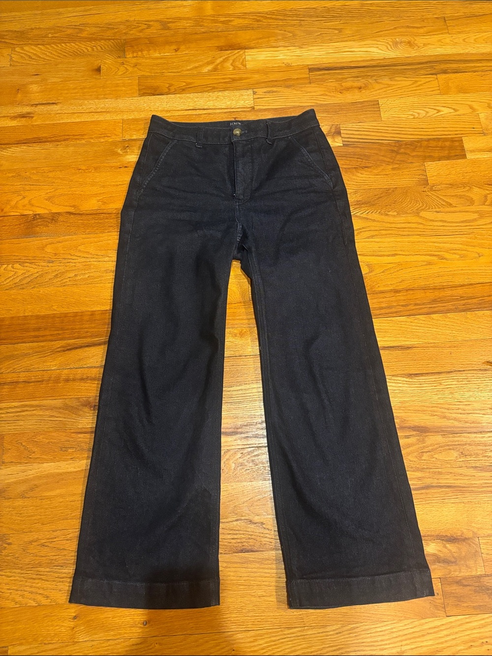 J.Crew Dark Blue High-Rise Trouser Jean Size 27P